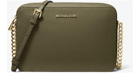 michael kors bag olive green|michael kors green crossbody bag.